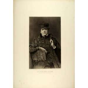  1887 Photogravure Ellen Terry Actress Portia Merchant of 