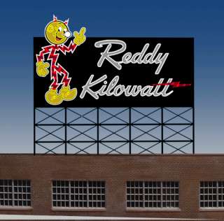 Reddy Kilowatt Animated Sign #3681 HO O Scale Miller Engineering New 