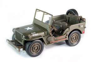 NEW RAY JEEP WILLYS MILITARY DIE CAST MODEL 1/32 NEW  