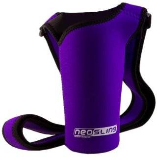 Recycled Plastic (PET) Reusable Water Bottle Sling   2 Pack  