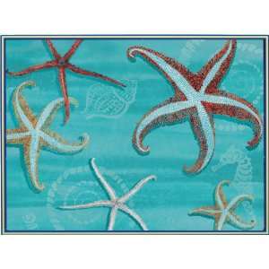 Sea Star 15 x 20 Lacquer Finish Serving Tray by Rockflowerpaper 