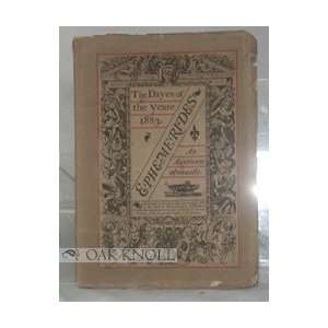   YEARE 1883. AN AUNTIENTE ANNUALLE  . Edward Editor Walford Books