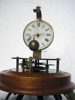 MYSTERY BRIGGS ROTARY GLASS DOME FLYING BALL CLOCK  