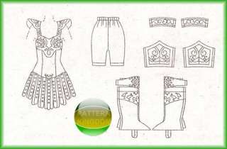 RARE XENA Warrior Princess Costume Patterns XS XL  