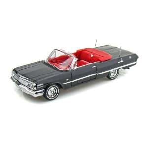  1963 Chevy Impala Convertible 1/26   Black Toys & Games