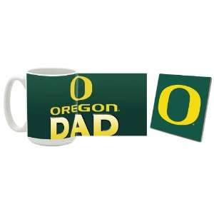  Oregon Ducks Dad Mug and Coaster Combo