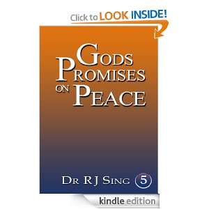 Gods Promises on Peace Dr RJ Sing  Kindle Store