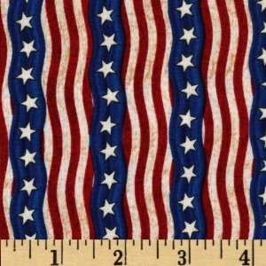  44 Wide America The Beautiful Stars And Stripes Red/Blue 