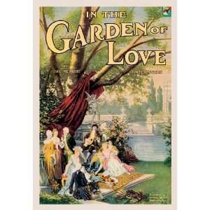 Exclusive By Buyenlarge In The Garden Of Love 28x42 Giclee on Canvas 