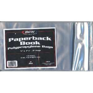   100   BCW Paperback Book Bags (100 Sleeve(s) per Pack) Toys & Games