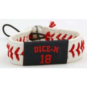    Gamewear MLB Leather Wrist Bands   Dice K
