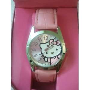  Licensed Hello Kitty Ladies Wrist Leather Band Watch 