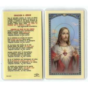 Oracion A Jesus Holy Card (700 022) 