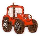 TOY TRACTOR EMBROIDERED IRON ON PATCH