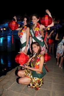 Vietnamese hancrafted silk lantern.  