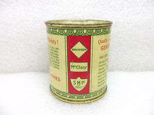 ANTIQUE VINTAGE MINI SAMPLE TIN CAN MM CO GENERAL STEEL  