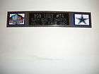 BOB LILLY (COWBOYS) HOF NAMEPLATE FOR SIGNED BALL CASE/JERSEY CASE 