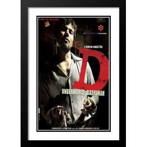  D Underworld Badhshah 20x26 Framed and Double Matted Movie 