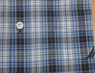 nautica men s plaid shirt short sleeve brand new with tags