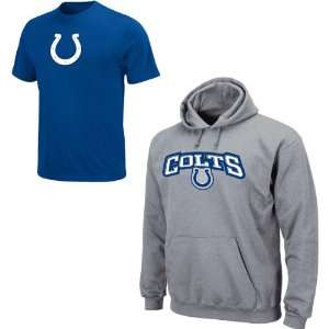 NFL Indianapolis Colts Big & Tall Hood & T Shirt Combo XXL Tall 