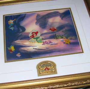 Disney Little Mermaid 10th Anniversary Framed Pin Set  