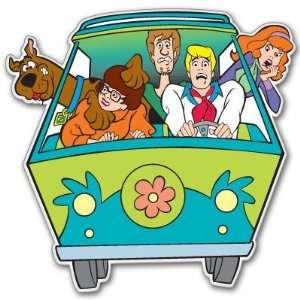  Scooby Doo MiniVan car bumper sticker decal 4 x 4 