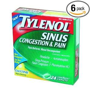  Tylenol Sinus Congestion & Pain