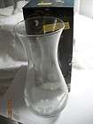 SILHOUETTE HAND CUT CRYSTAL VASE   8 1/4 TALL   NEW, N