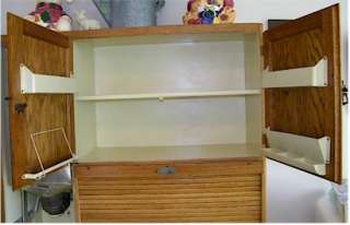 Antique Oak Sellers Kitchen Cabinet or Cupboard  