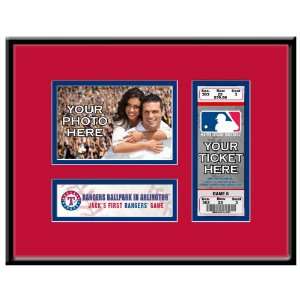  Texas Rangers Personalized First Game Ticket Frame Toys 