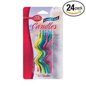 Cake Mate Crazy Curl Candles, 12 Count, Units (Pack of 24)  