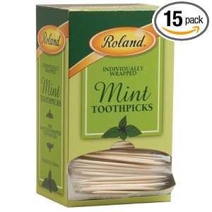 Roland Toothpicks Mint Indivudually Wrapped (1000 Count), 1000 Count 
