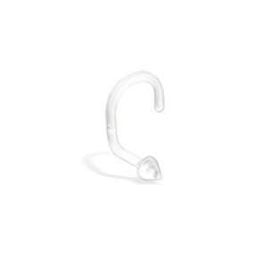  Clear nose screw / nostril piercing retainer with cone, 18 