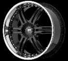 20 Inch Wheels Rims Black Honda Accord Civic NEW 5 Lug