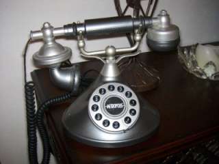 Antique Style Retro 1940s Push Button Dial Telephone  