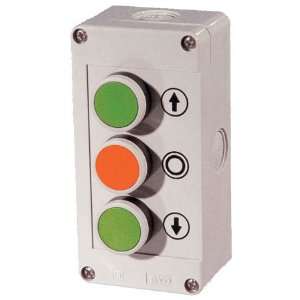 Baco N 904 Flush Three Button Up Stop Down Control Station Switch Mom 