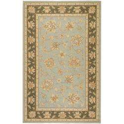 Hand hooked Bliss Outdoor Silver Sage Rug (9 x 12)  