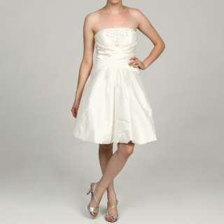 Eliza J Womens Criss cross Embellished Waist Dress  