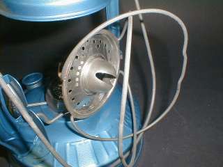 Kerosene LITTLE WIZARD DIETZ Lantern Antique Unused Blue with Glass 