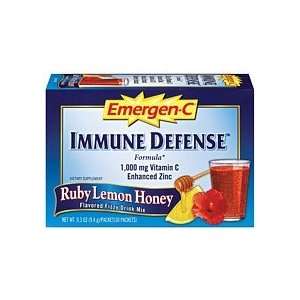  Emergen C Immune Defense Mix Ruby Lemon Honey 30 Pkt 