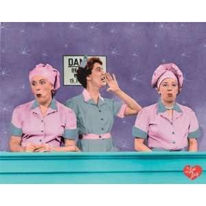 Chocolate Factory I Love Lucy Poster Print 