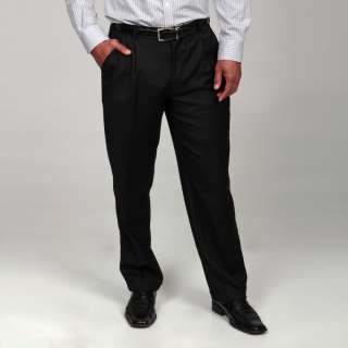 Dockers Mens Black Tonal Stripe Wool Suit Separates Pant   