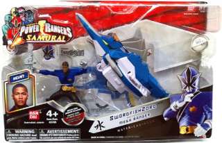 Power Rangers Samurai Vehicle Action Figure SwordfishZord with Mega 