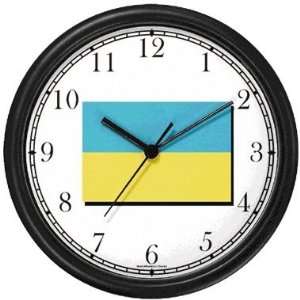 Flag of Ukraine or Ukrainia   Ukrainian Theme Wall Clock by WatchBuddy 