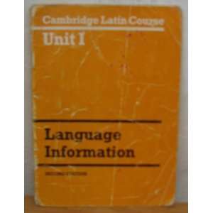 Cambridge Latin Course Unit 1 Language Information 