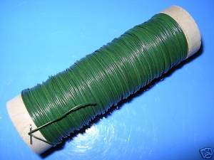 Green Wire Spool 22AWG Crafts Picture Hanging  