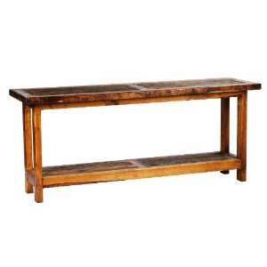  5 Foot Rustic Barnwood Reclaimed Wood Sofa Table