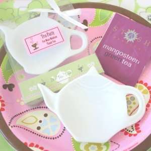  Its Tea Time Porcelain Teapot Dish
