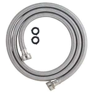   Machine High Pressure Stainless Steel Reinforced Inlet Hose, 6 Foot