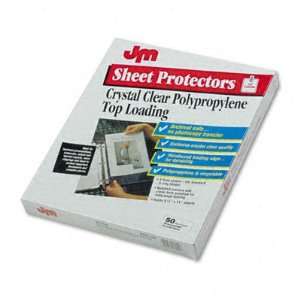   poly sheet protectors w/reinforced edge, heavy gauge, 50/bx Office